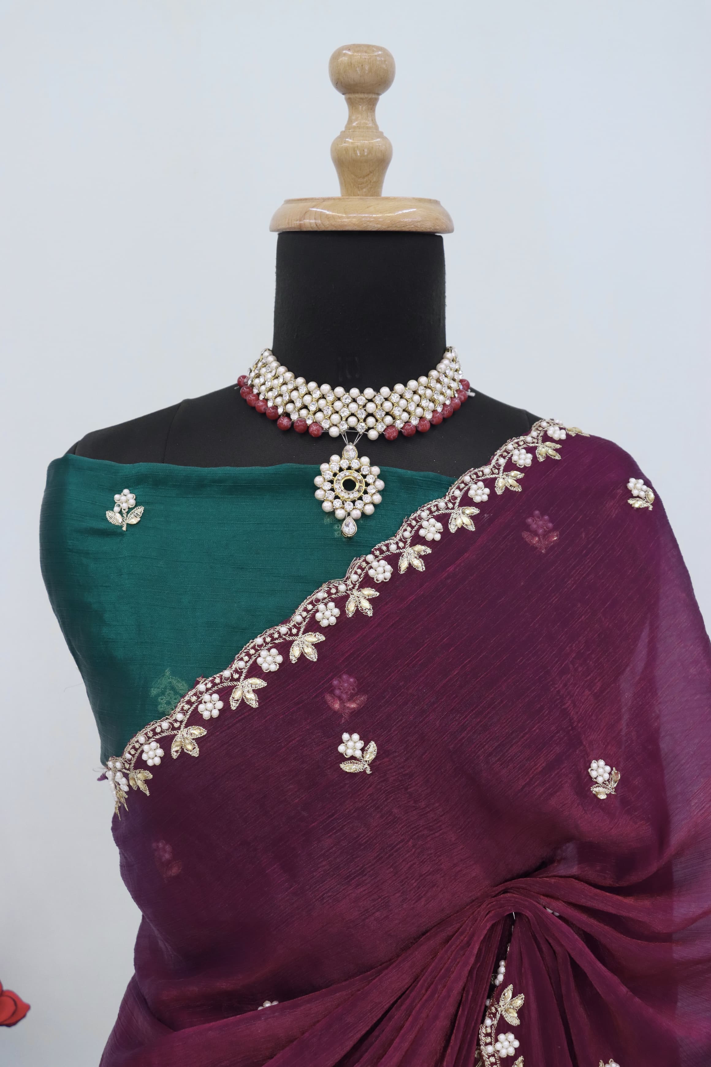 The Essence of Luxury: Space Silk Saree Crafted to Impress