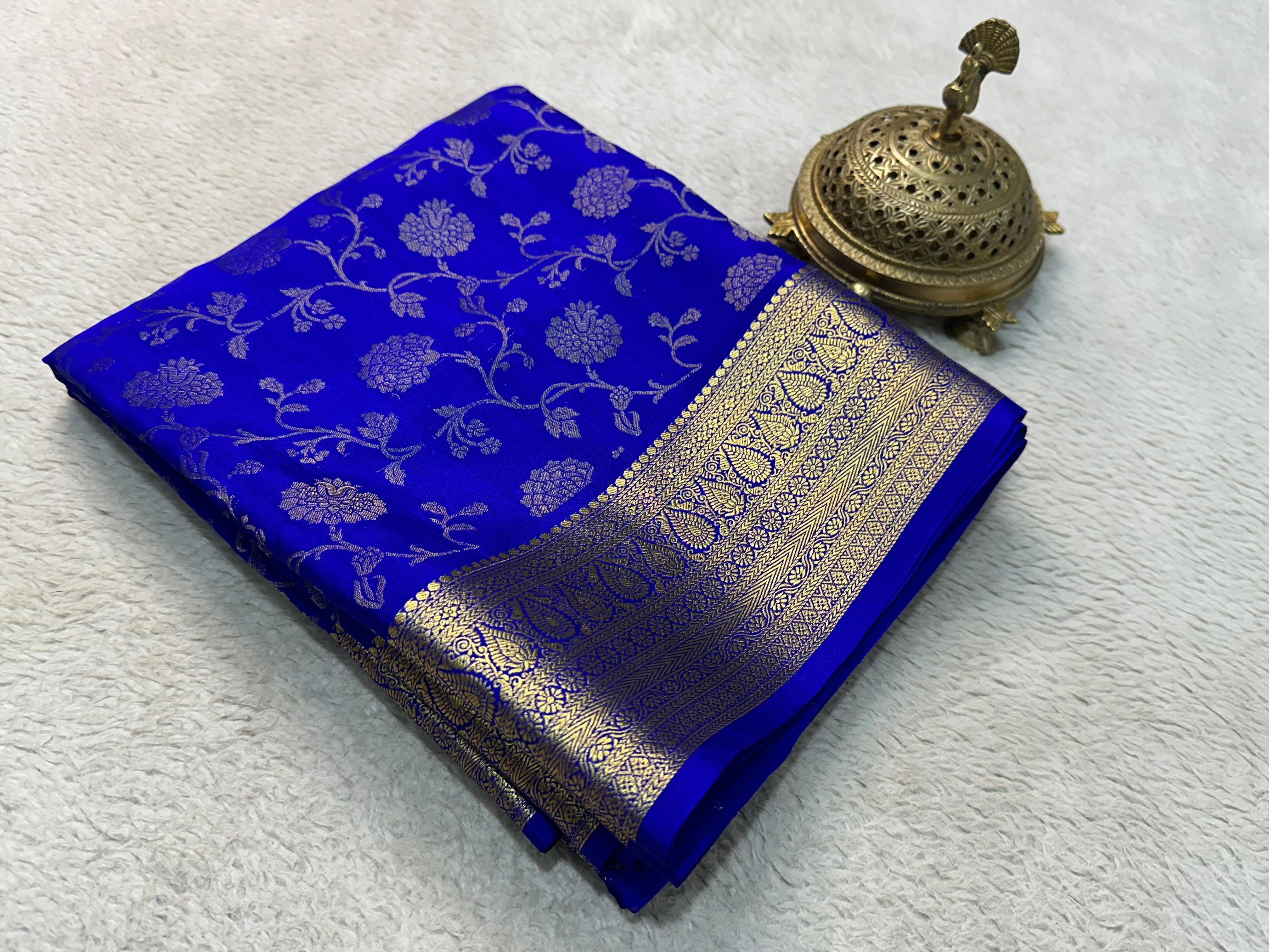 Floral Weaving Sarees – New Designs for Each Season