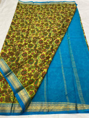 Stylish Crepe Silk Sarees with Traditional Borders