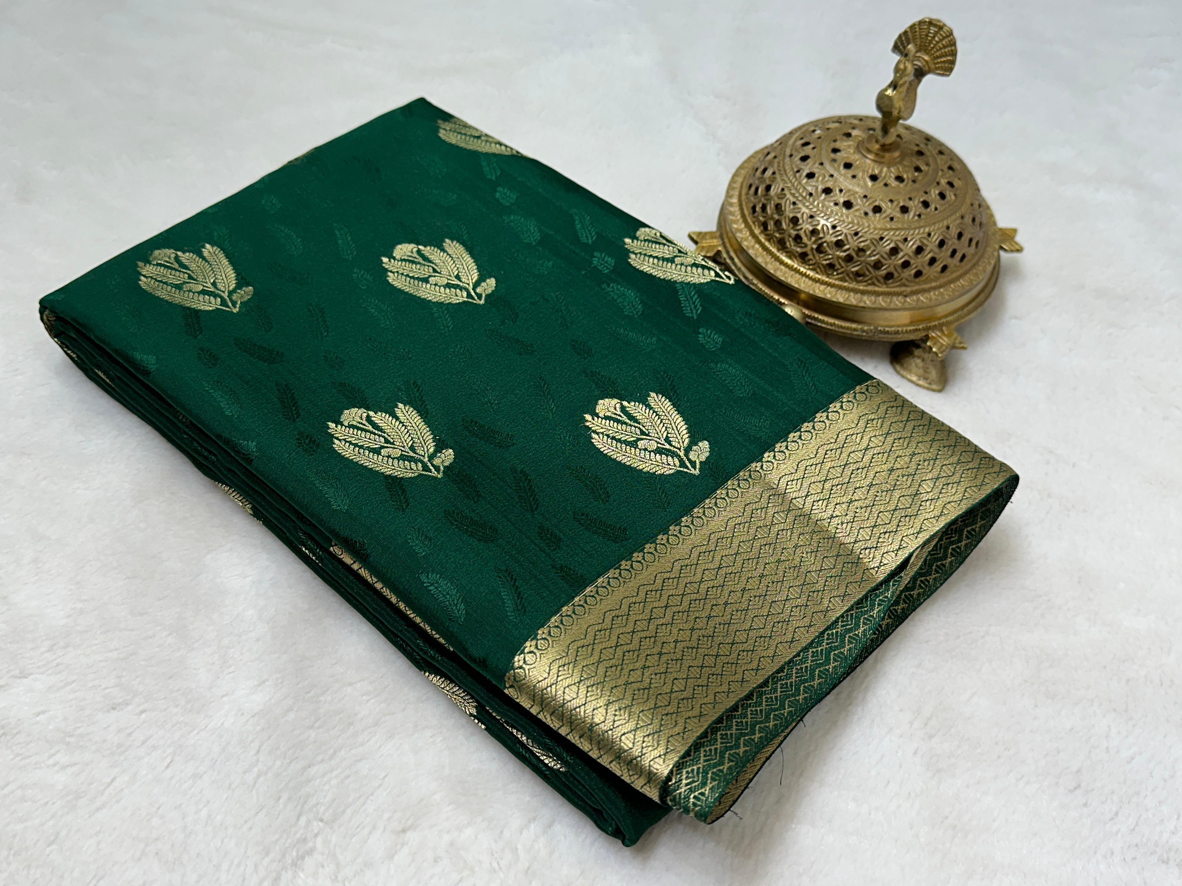 Buy Brocade Mysore Silk Saree – Rich Pallu & Border