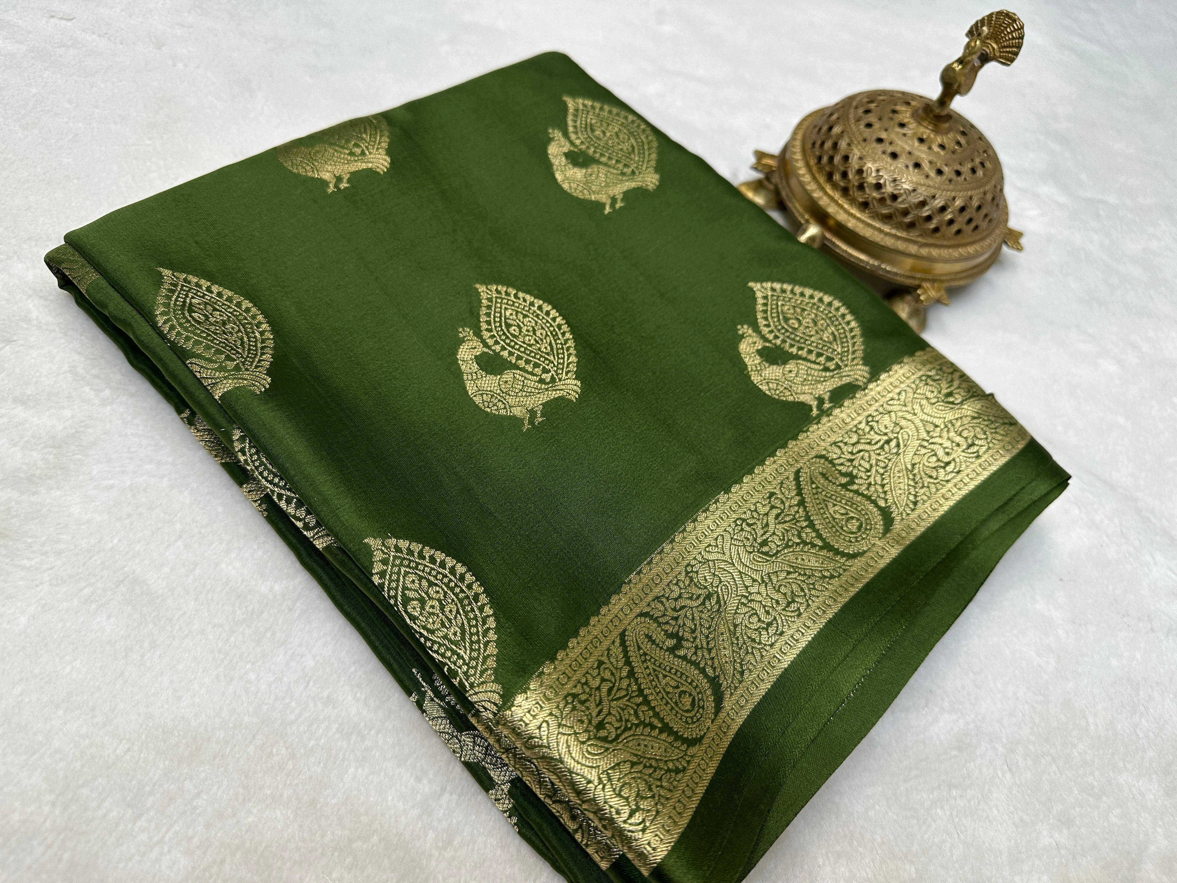 Buy Pure Mysore Silk Sarees with Rich Pallu