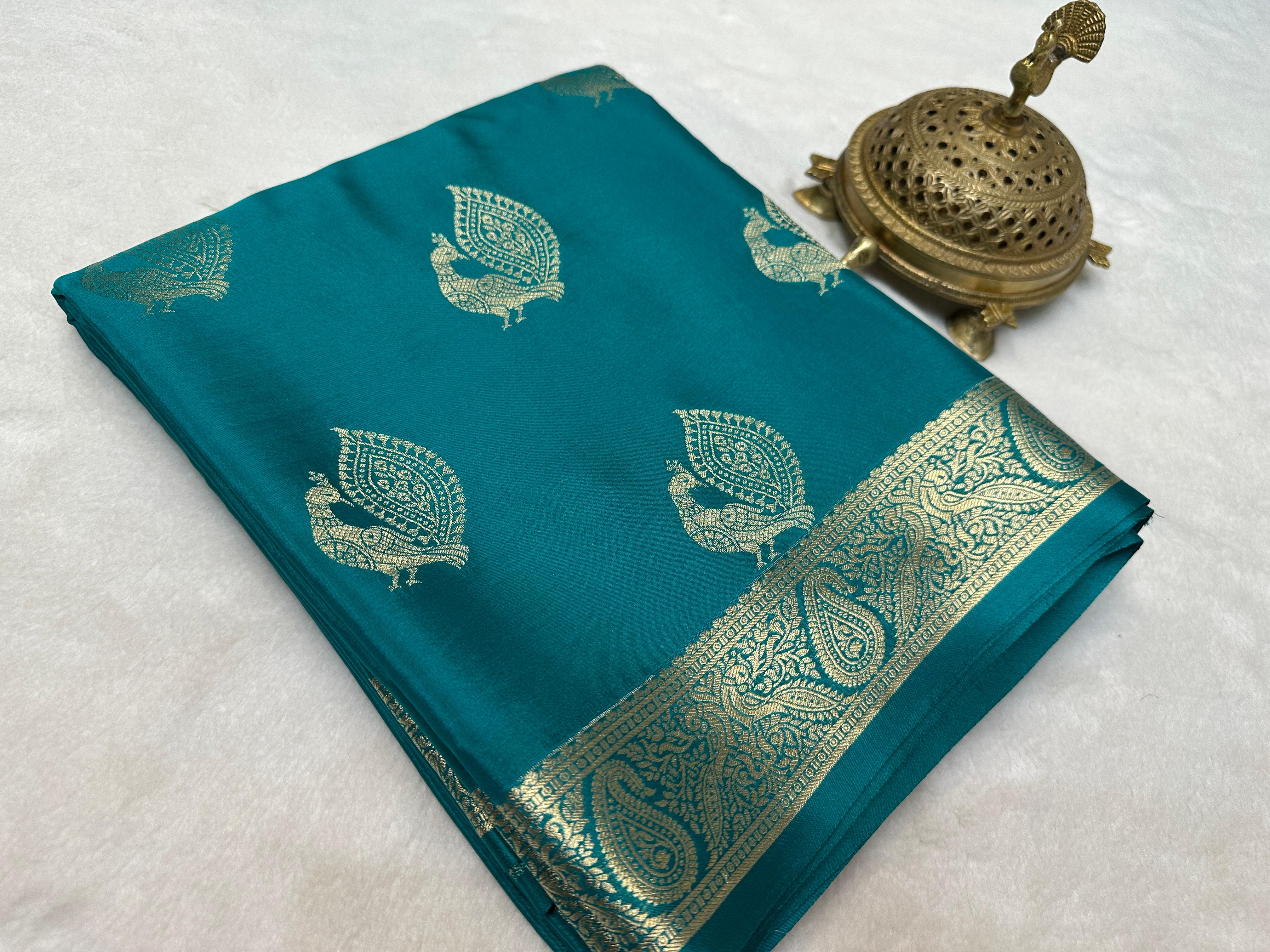 Buy Pure Mysore Silk Sarees with Rich Pallu
