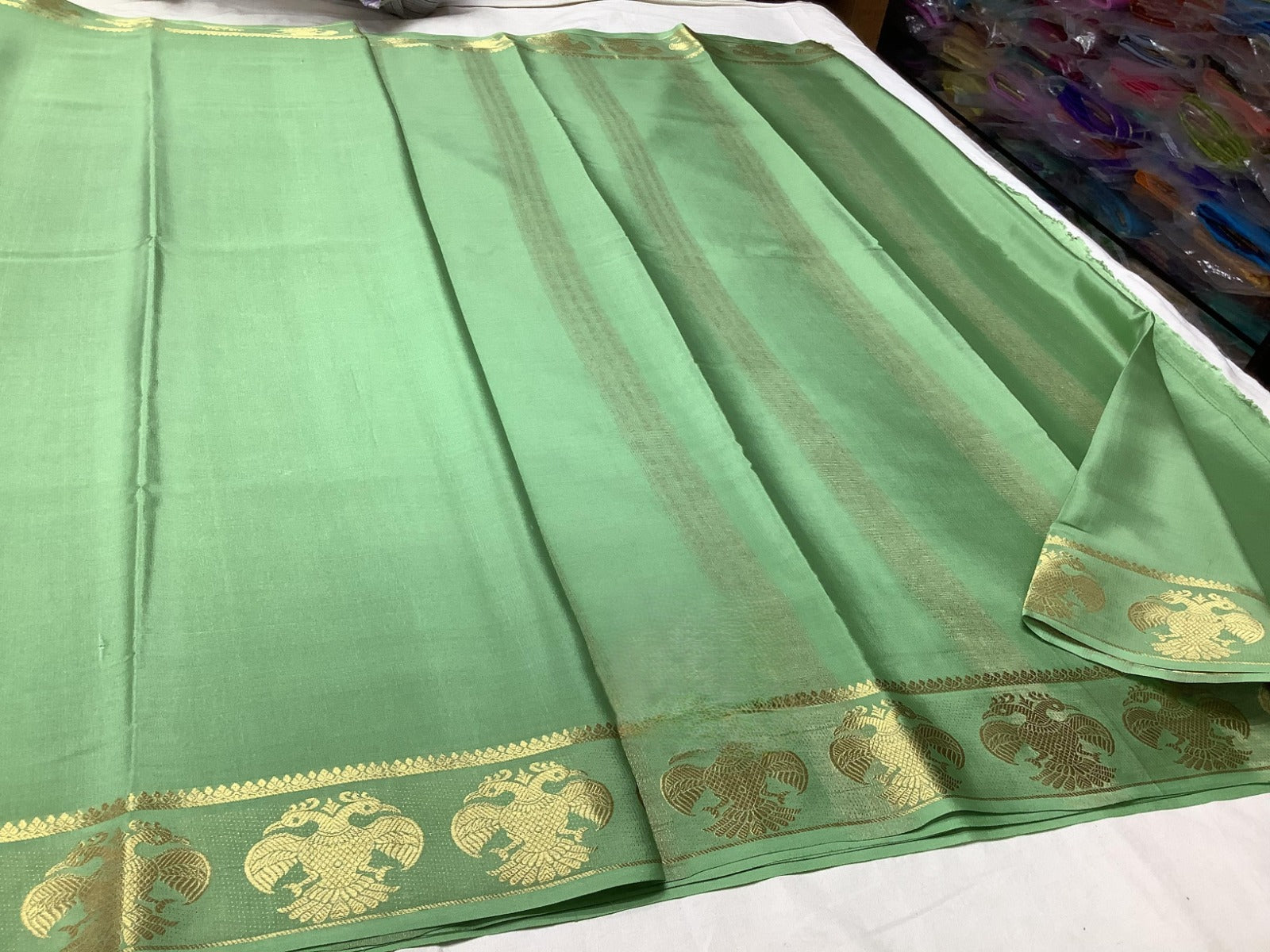 Semi Mysore Silk Sarees – Vibrant Contrast Border Designs