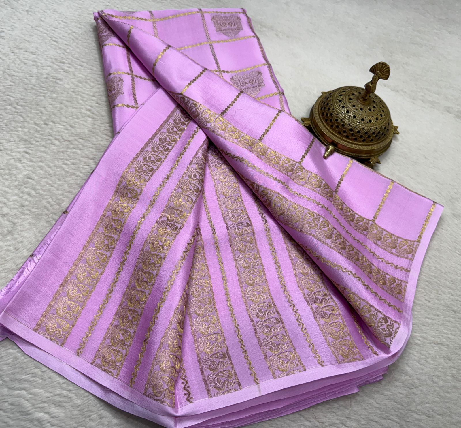 Soft Silk Saree with Rich Pallu | Peacock & Elephant Butta Saree Online