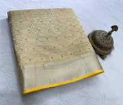 Regal Brocade Mysore Silk Saree | Silk Mark Certified Floral Zari Weaving | Rich Pallu | Premium Wedding & Festive Saree