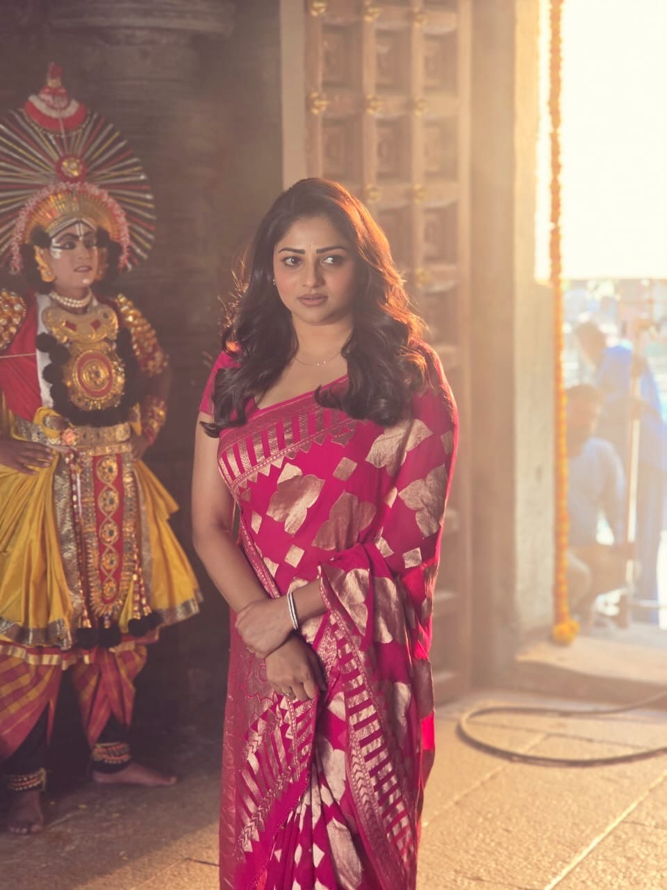 Rachita in Regal Drapes — Ayogya 2 Inspired Elegance