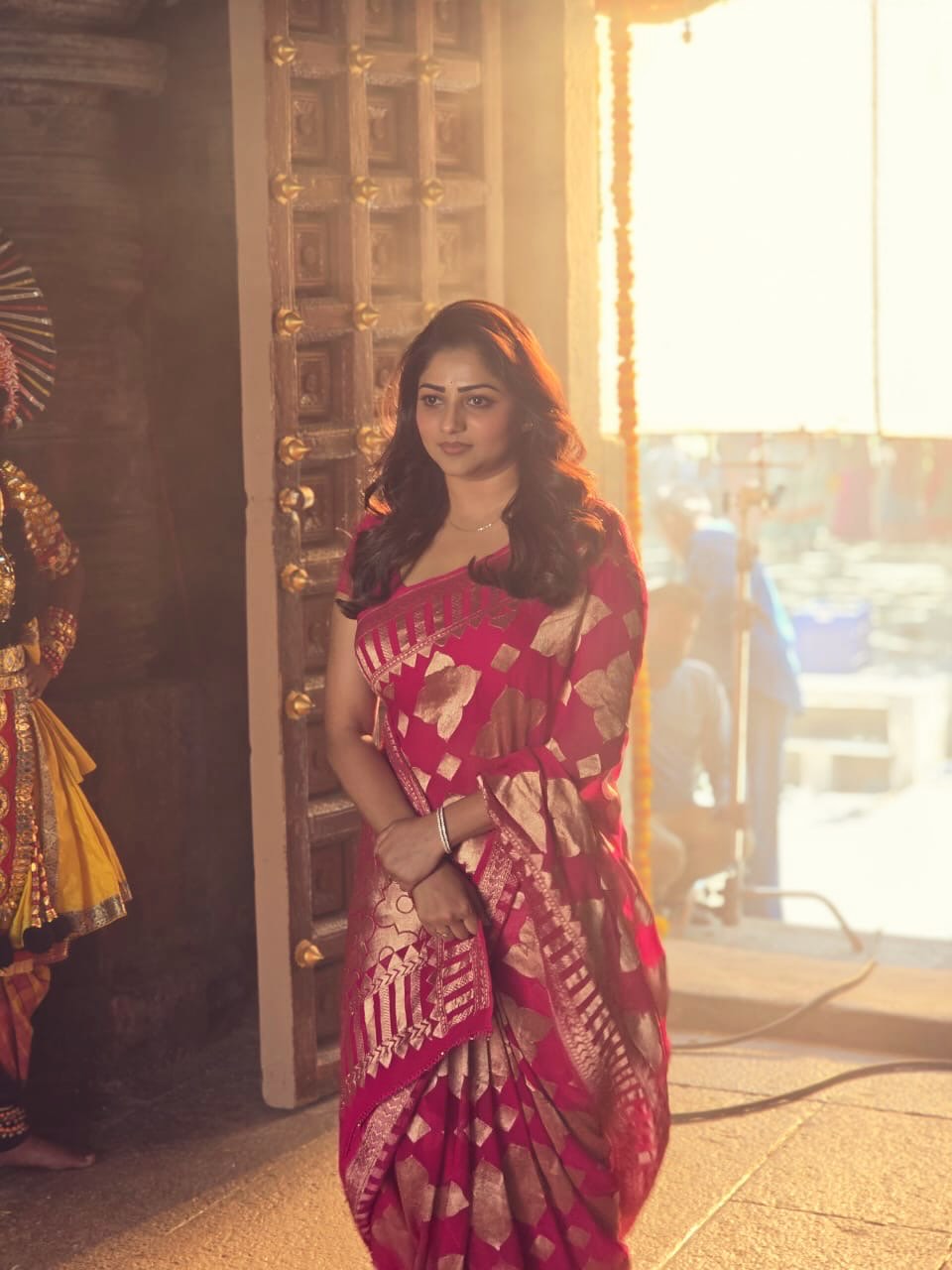 Rachita in Regal Drapes — Ayogya 2 Inspired Elegance