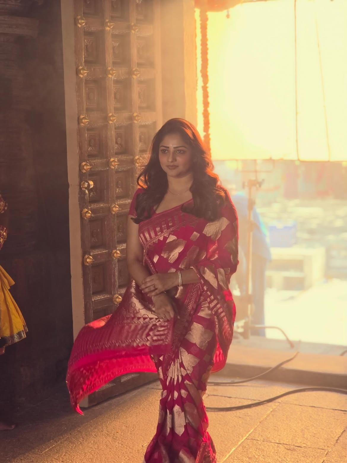 Rachita in Regal Drapes — Ayogya 2 Inspired Elegance