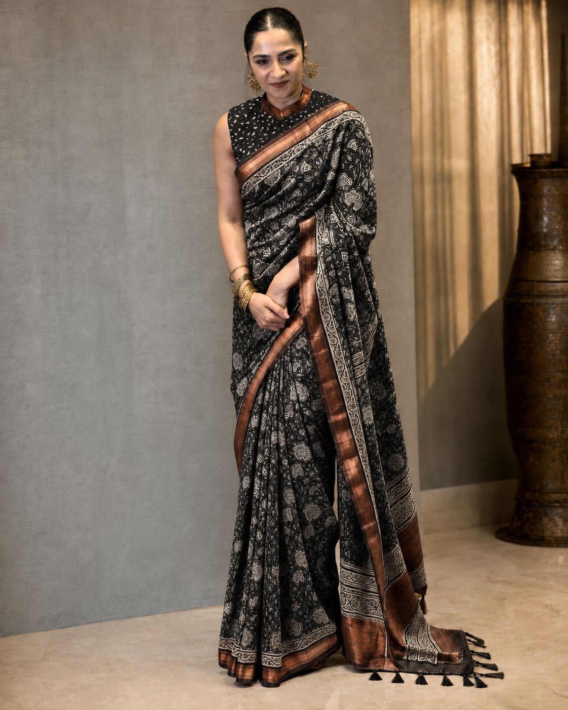 Rukmini Vasanth | Rukmini Vasanth looked radiant like an Apsara in a saree ♥️🥳