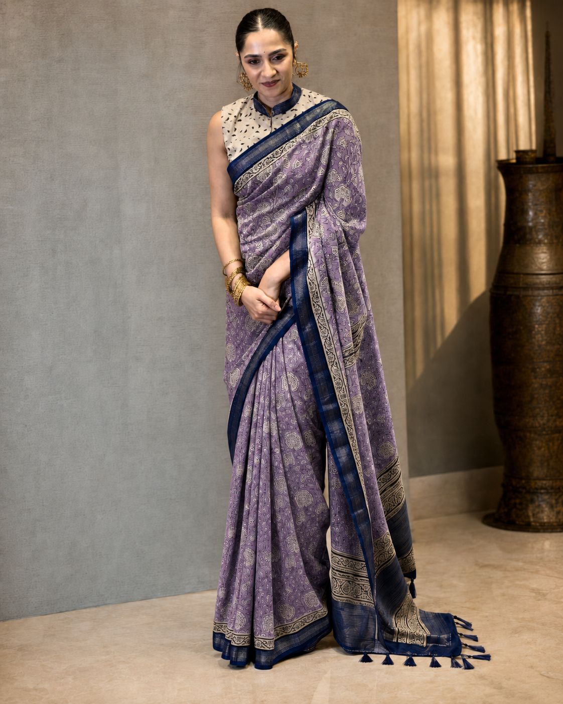 Rukmini Vasanth | Rukmini Vasanth looked radiant like an Apsara in a saree ♥️🥳