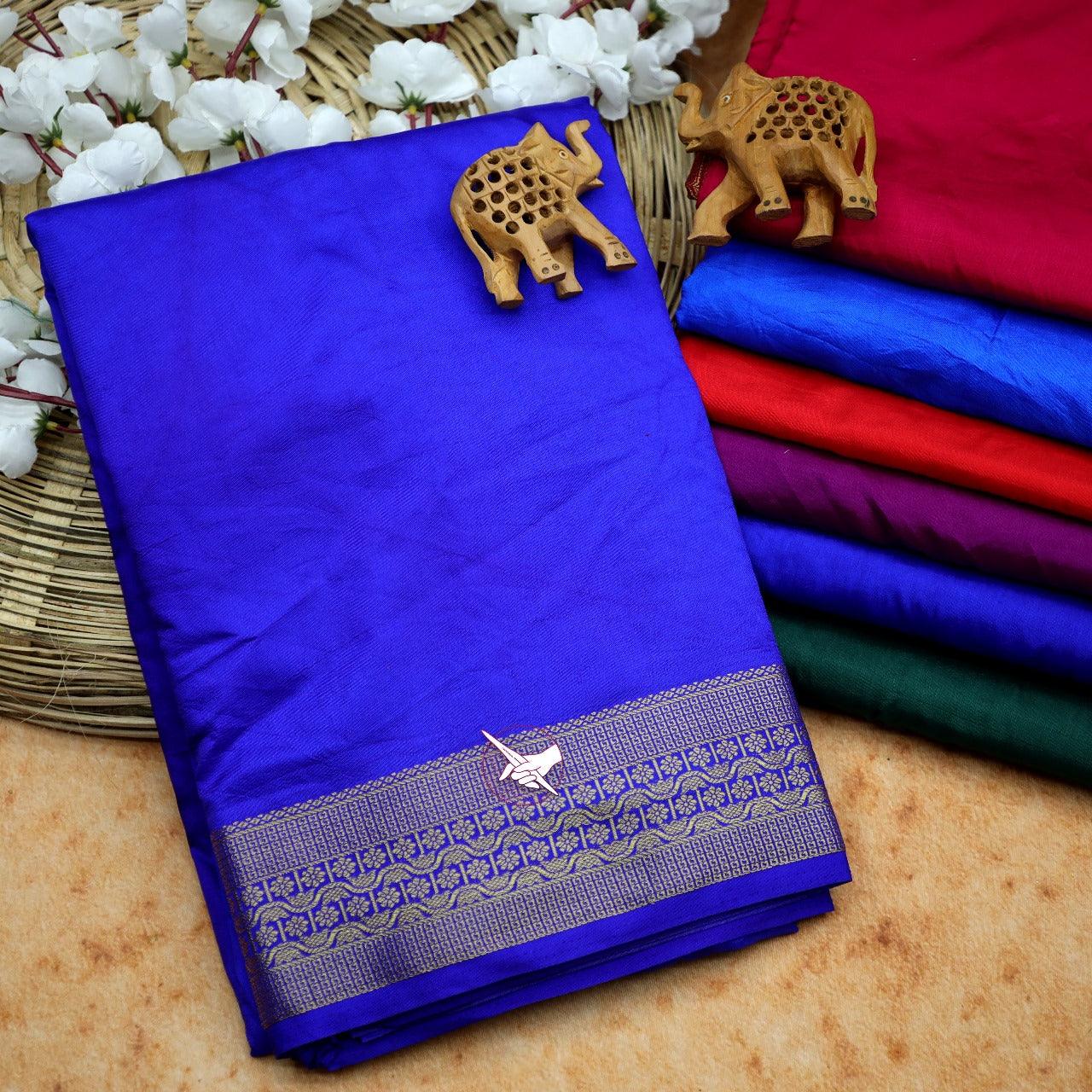 Royal Radiance: Mysore Crepe Silk Saree