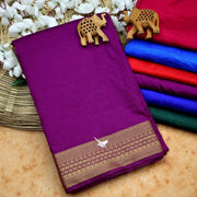 Traditional Mysore silk sarees in beautiful zari border