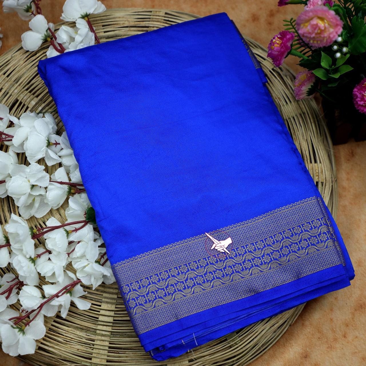Royal Radiance: Mysore Crepe Silk Saree