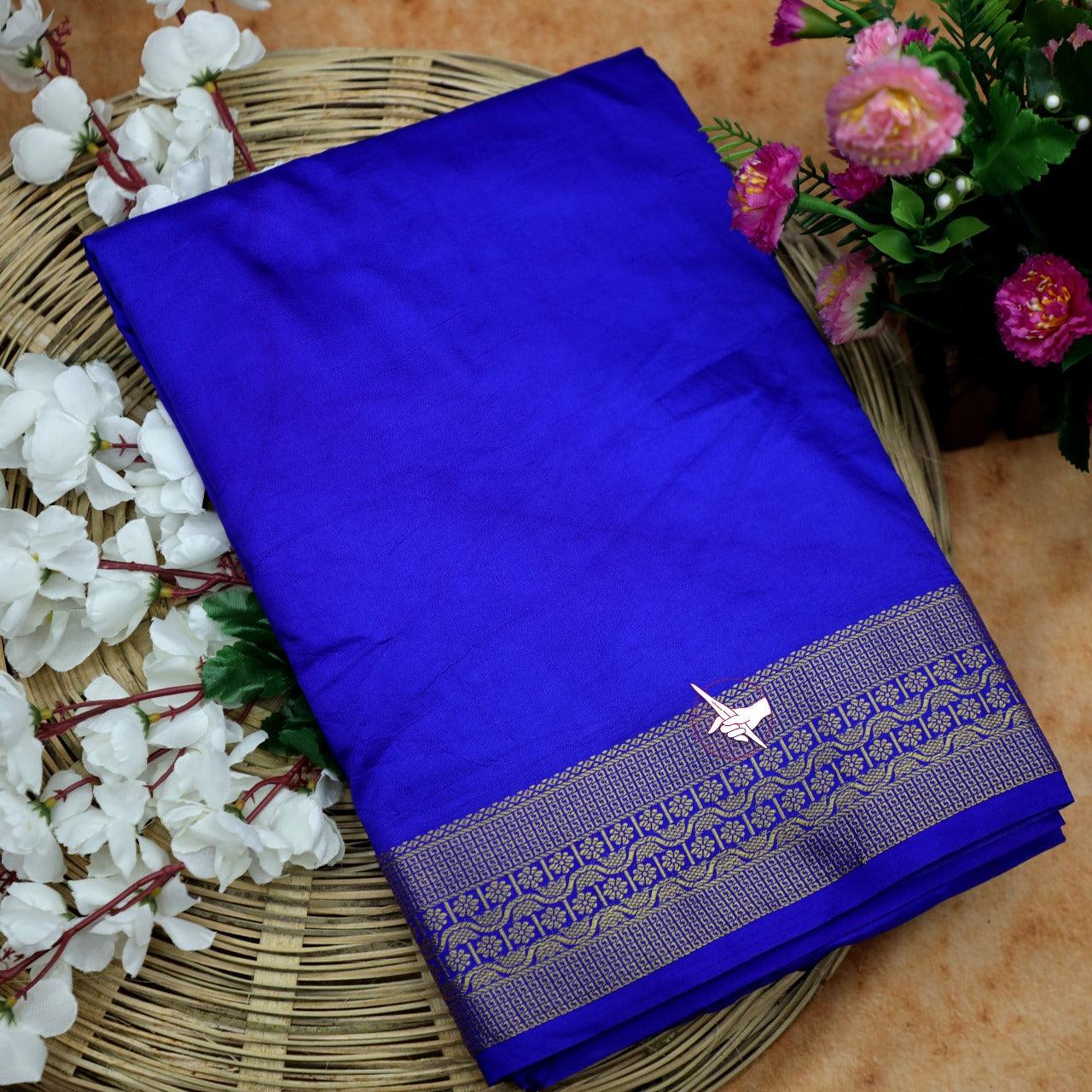 Royal Radiance: Mysore Crepe Silk Saree