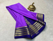 Silk Symphony: Mysore Weaves with Striking Borders