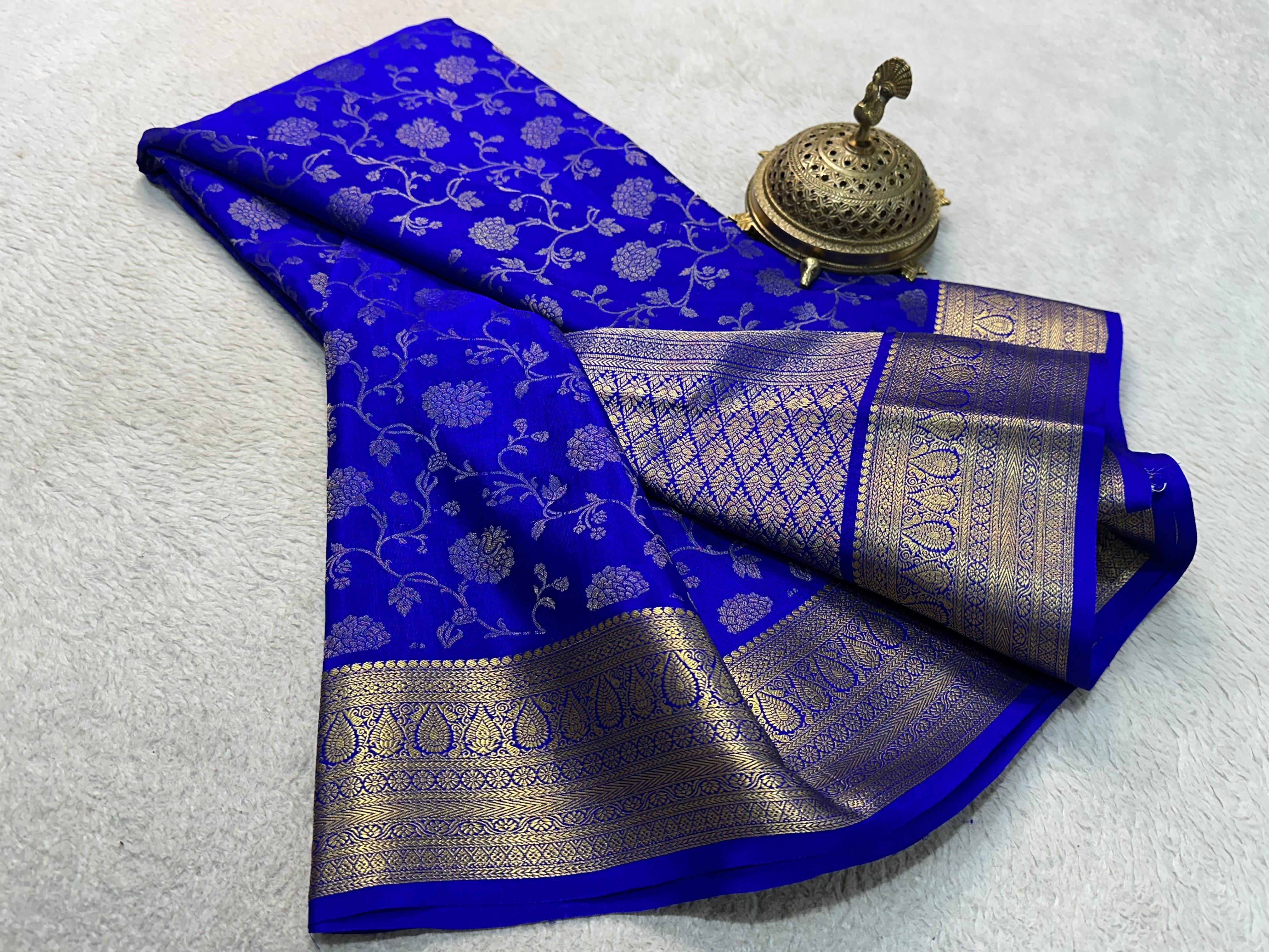 Floral Weaving Sarees – New Designs for Each Season