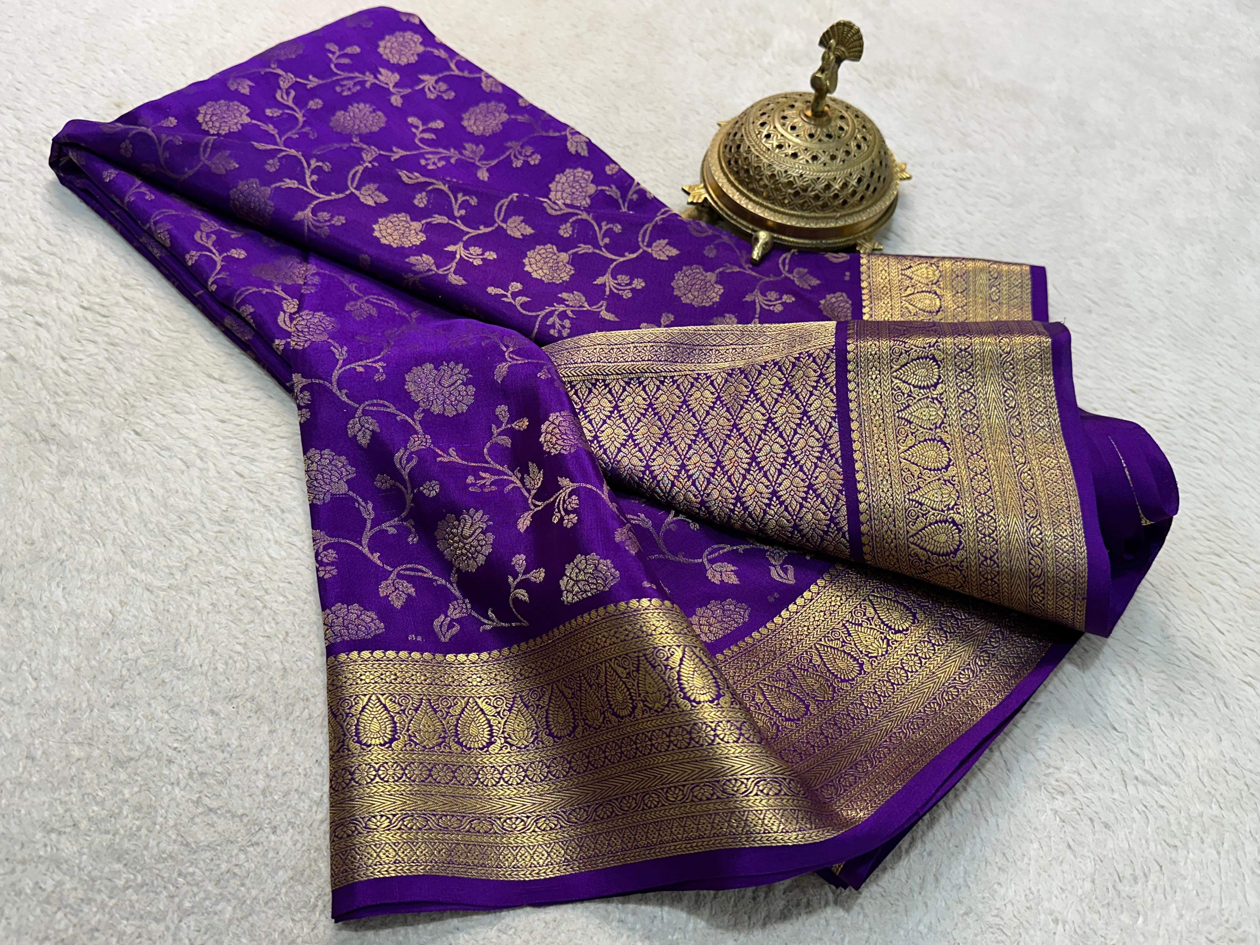 Floral Weaving Sarees – New Designs for Each Season