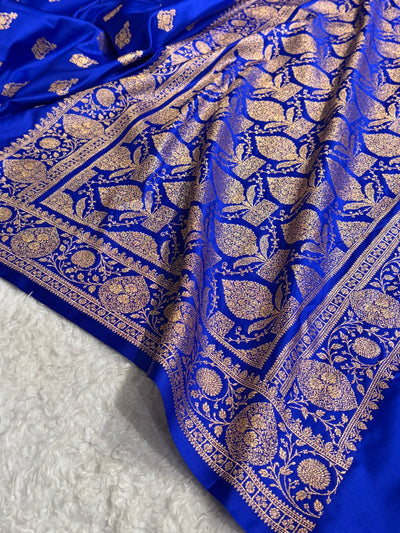 Mysorepattu Premium Satin Katan Silk Saree for Women | Jacquard Loom Woven Designer Saree