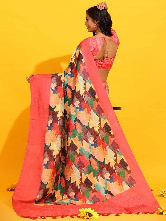 Kubera Pattu Luxe: Digital Patterned Saree