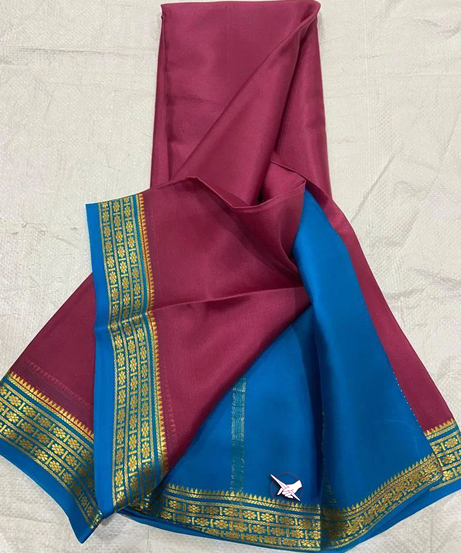 Exclusive Mysore Crepe Soft  Silk Sarees