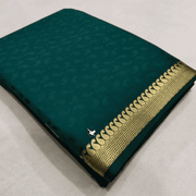 Woven Wonder: Mysore Soft Silk Saree with Lines