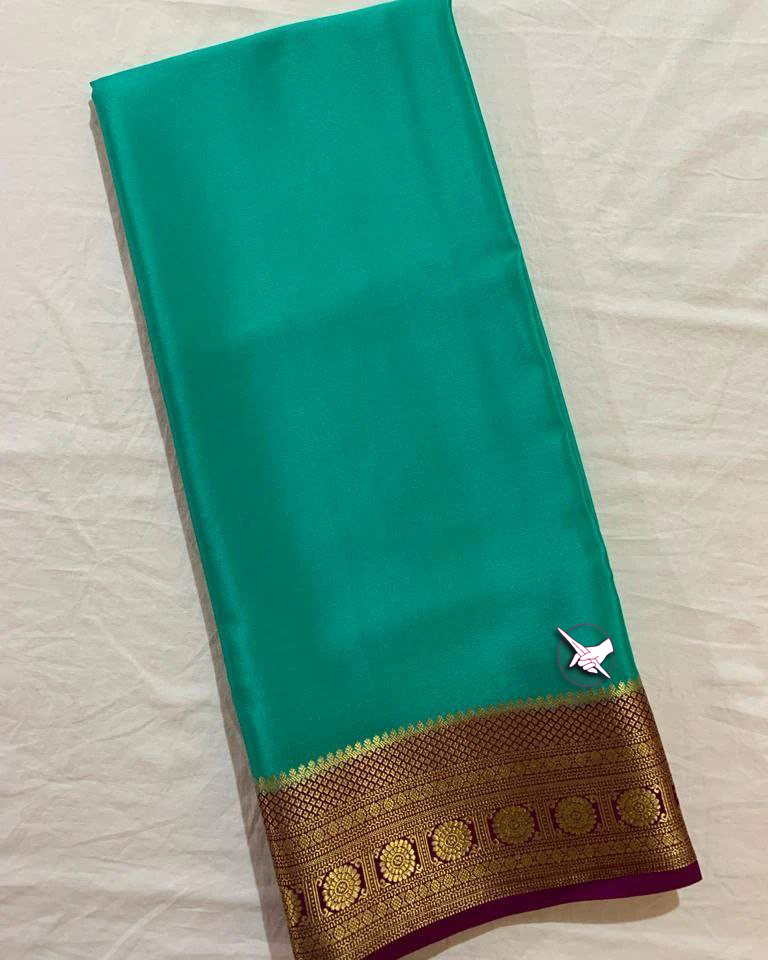 Exclusive Mysore Crepe Soft  Silk Sarees