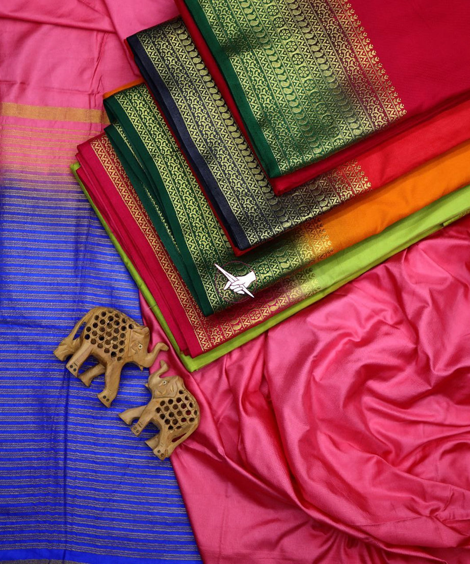 Exclusive Mysore Crepe Soft  Silk Sarees