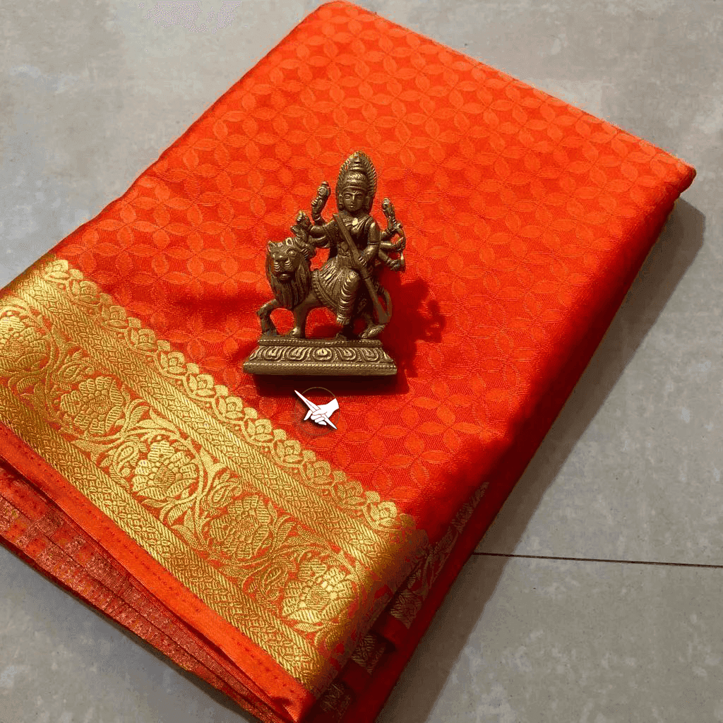 Luxury in Threads: Mysore Crepe Silk Saree