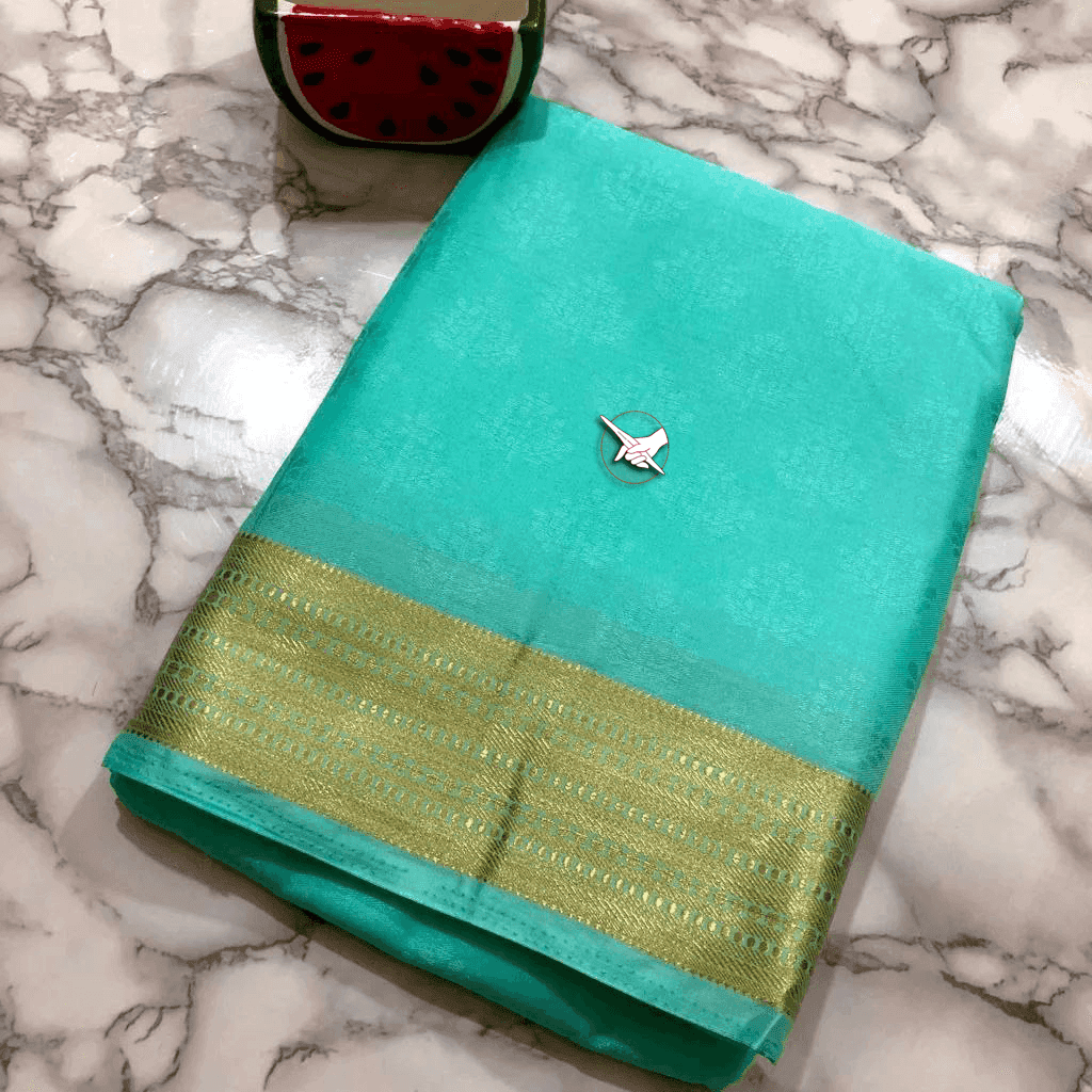 Classic Weave: Soft Mysore Silk with Lined Pallu