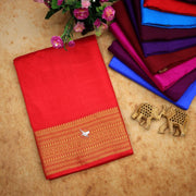 Traditional Mysore silk sarees in beautiful zari border