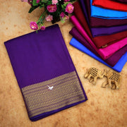 Traditional Mysore silk sarees in beautiful zari border