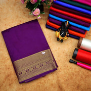 Traditional Mysore silk sarees in beautiful zari border