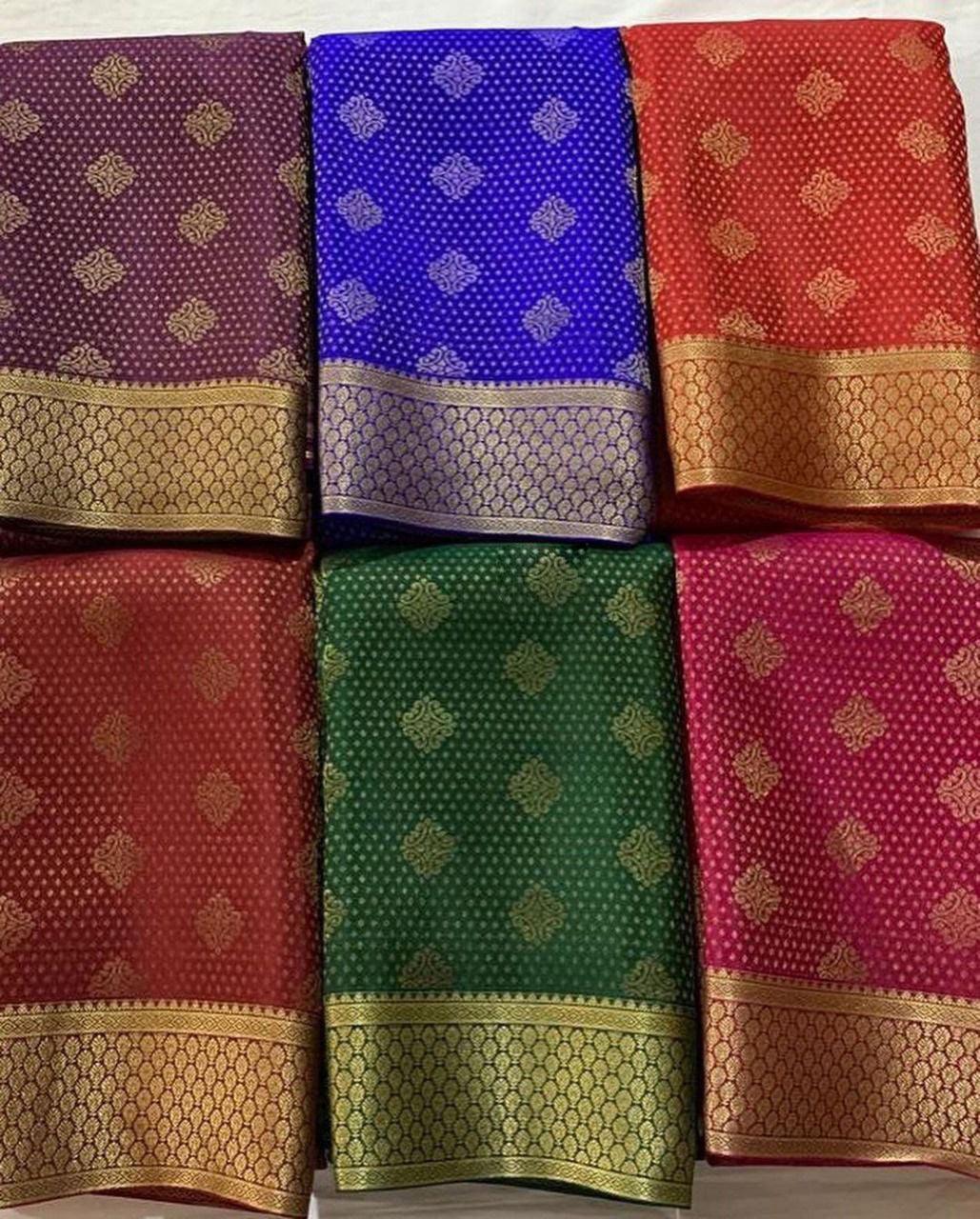PURE GEORGETTE SILKS Saree 07