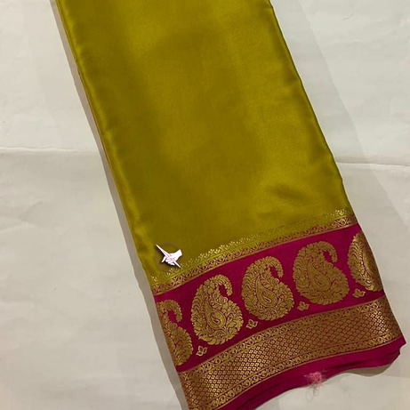 Exclusive Mysore Crepe Soft  Silk Sarees