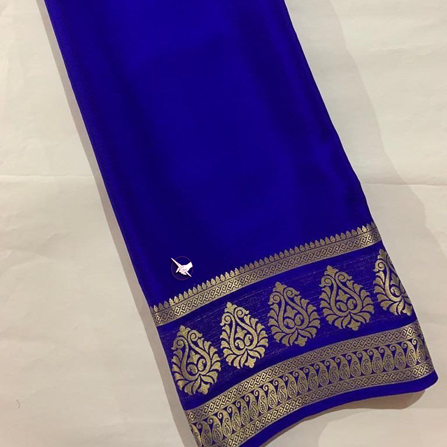 Traditional Mysore silk sarees in beautiful zari border