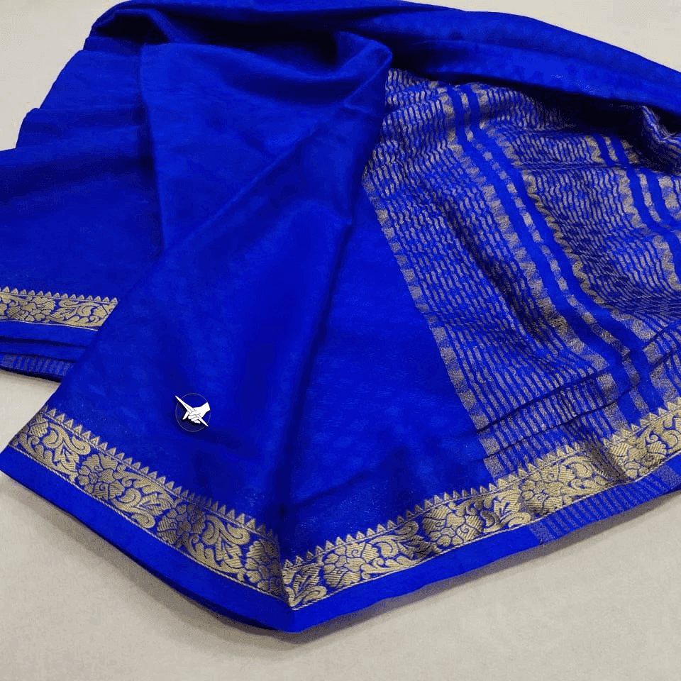 Regal Mysore Crepe Soft Silk with Line Pallu