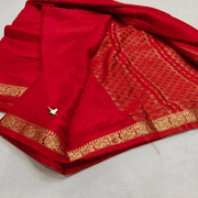 Royal Radiance: Mysore Crepe Silk Saree