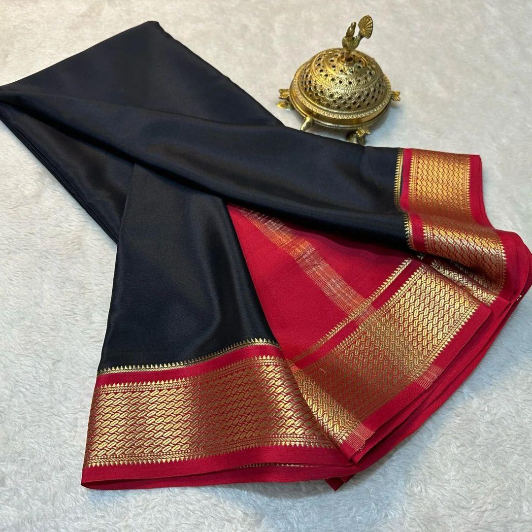 Royal Threads: Classic Mysore Silk Sarees in Vibrant Hues