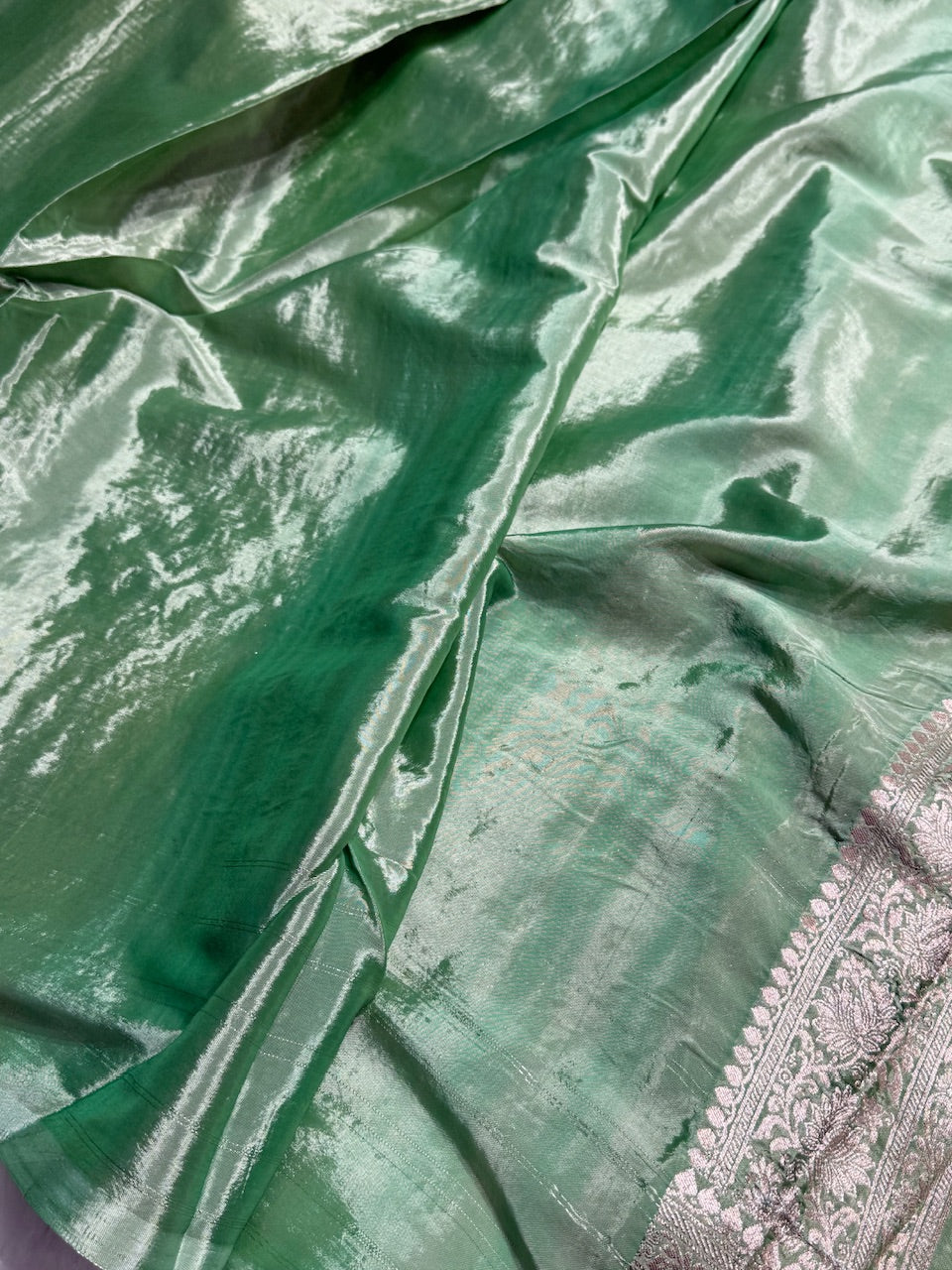 Crepe Silky Katan Banarasi Saree | Premium Jacquard Silk Saree | Mysorepattu