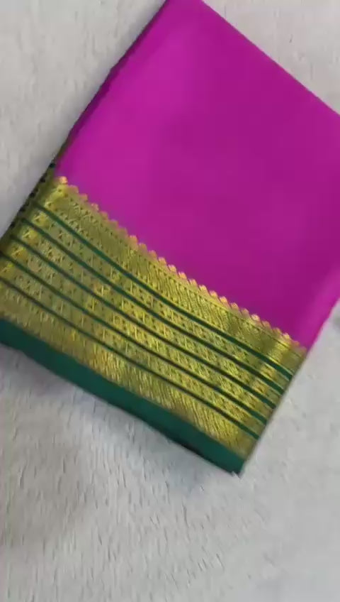 Load video: Lustrous Elegance: Tussar Silk Saree with Exquisite Embroidered Borders