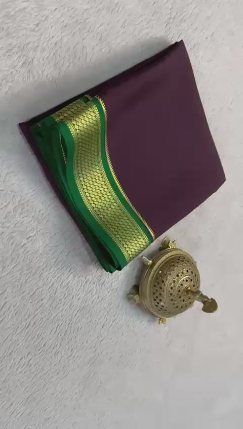 Load video: Traditional border in beautiful contrast colour combinations