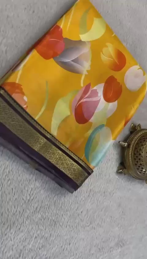 Load video: Grace Meets Tradition: Exquisite Mysore Silk Sarees