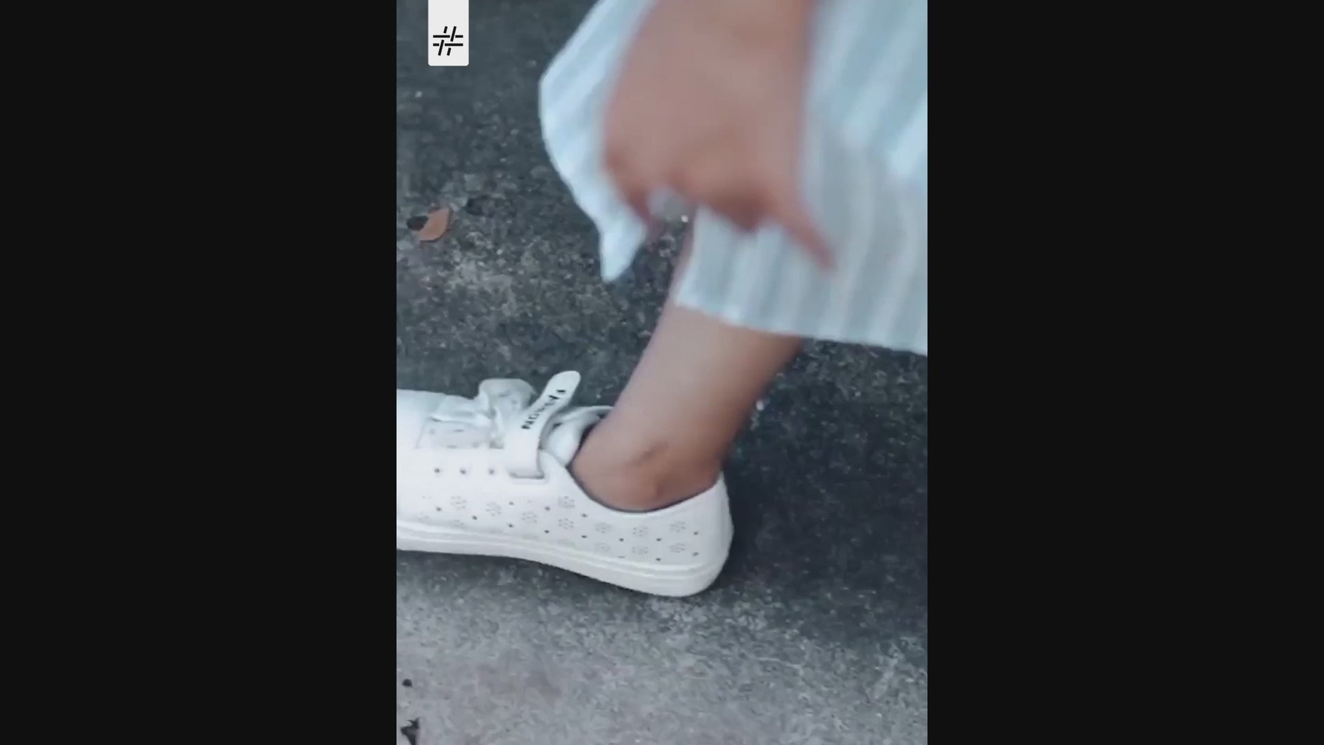 Load video: Women’s Sky Blue Breeze White Striped Shirt Dress