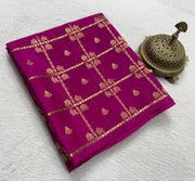 soft-silk-saree-peacock-butta-checks-pattern-pink